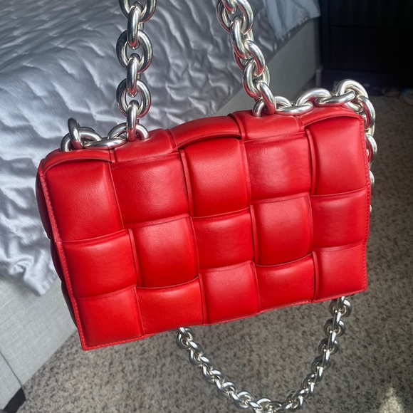 RARE Bottega Veneta padded cassette on chain - Picture 7 of 15